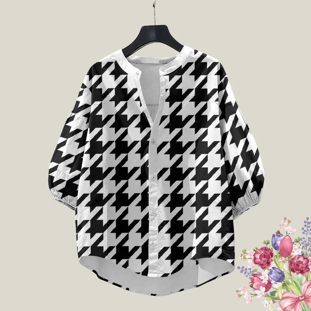 

Women's short sleeved shirt top with ruffled sleeves 3D printed casual fashion vacation shirt Hawaii shirt