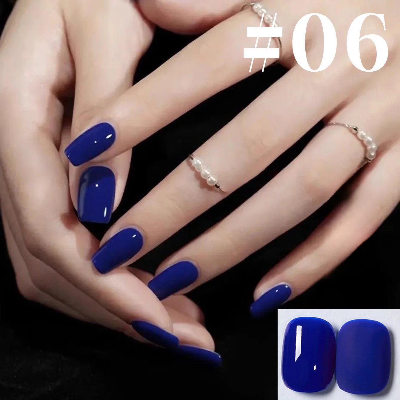 1개 ZH 가을 블루 젤 네일 폴리시 2025 신상 네일샵 독점 미백 인기 헤이즈 블루 클라인 블루 네일 아트 네일 용품