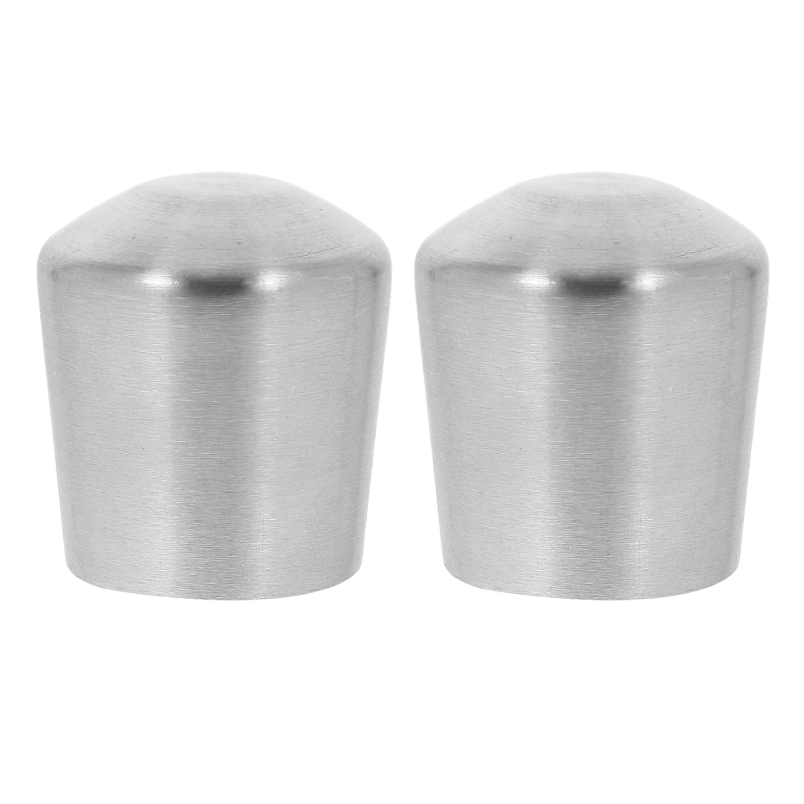 

2 Pcs Cover Cap Handrail Fittings Decorations Furniture Plug Decorative End Caps