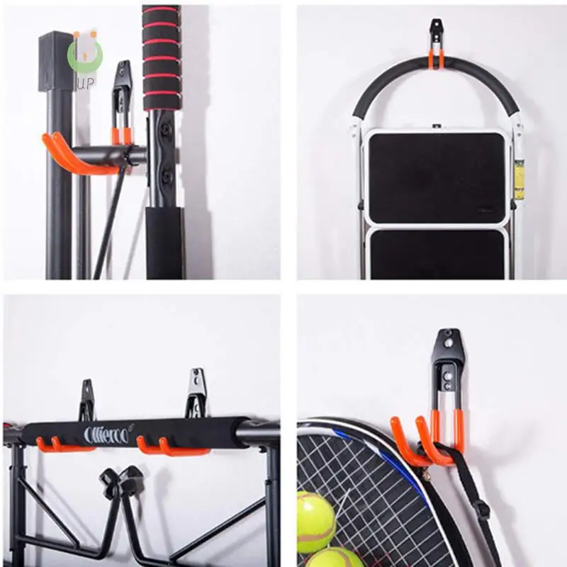 1pc Heavy Duty Metal Hook Garage Organizer Wall Mount Bicycle Hanger Hooks Wall Mount Anti-slip Storage Hook Garage Storage Tool