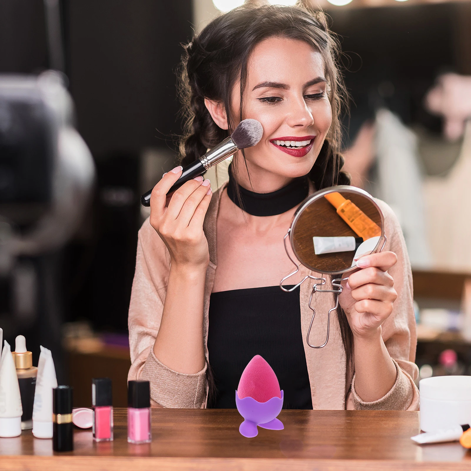 

5Pcs Silicone Egg Holder Boiled Egg Serving Cup Premium Soft Non-Slip Kitchen Bathroom Decorative Accessory for Home Use