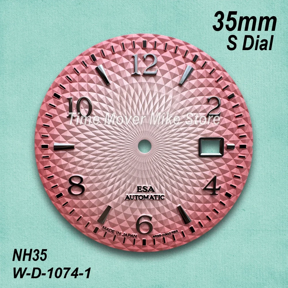 35mm S Logo Cocktail Dial Fit NH35/NH36 Movement High-Quality Lotus Dial Watch Modification Accessories view 5