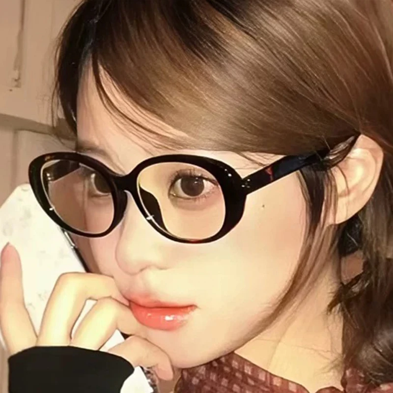 

Y2k Vintage Decorative Goggles Retro Square Frame Eyeglass Women Red Computer Reading Glasses Clear Blue Light Blocking Eyewears