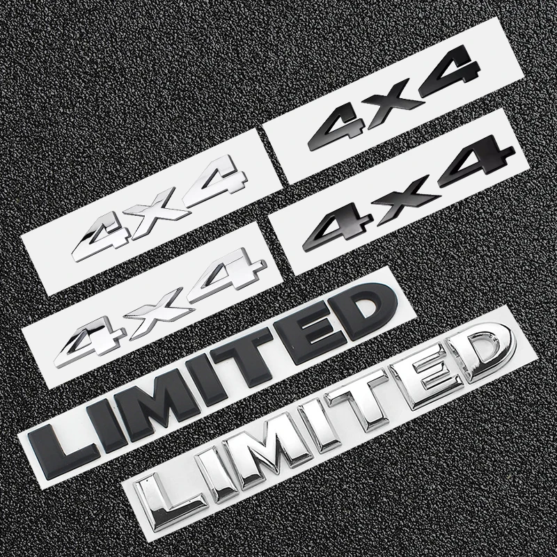 3D металлические наклейки на багажник автомобиля для Jeep 4X4, эмблема с ограниченными буквами, логотип Grand Cherokee Compass Renegade 2006 2011, аксессуары