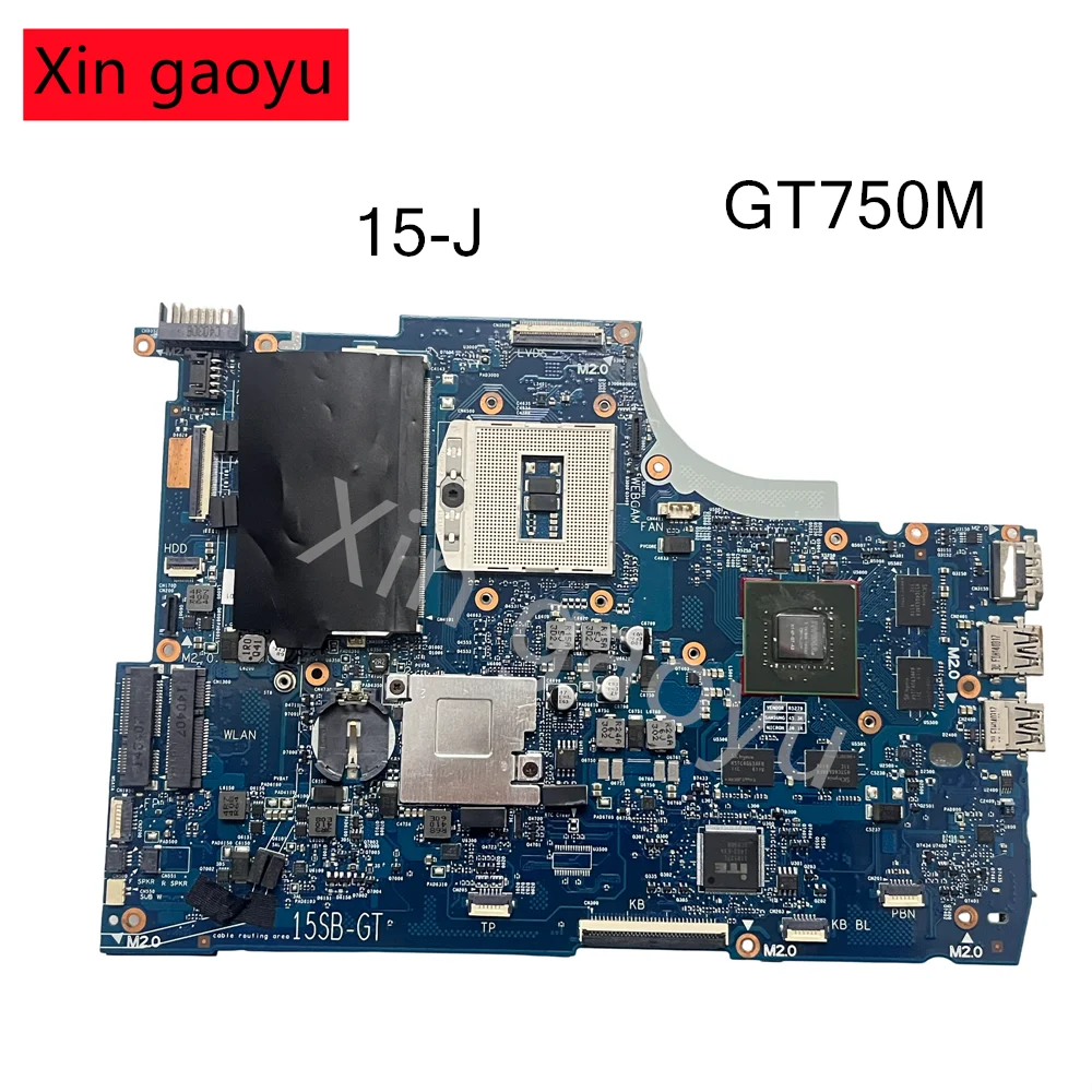 

6050A2547601-MB-A02 741653-501 741653-001 741653-601 Original For HP 15-J105TX 15-J laptop motherboard HM86 DDR3L GT750M GPU