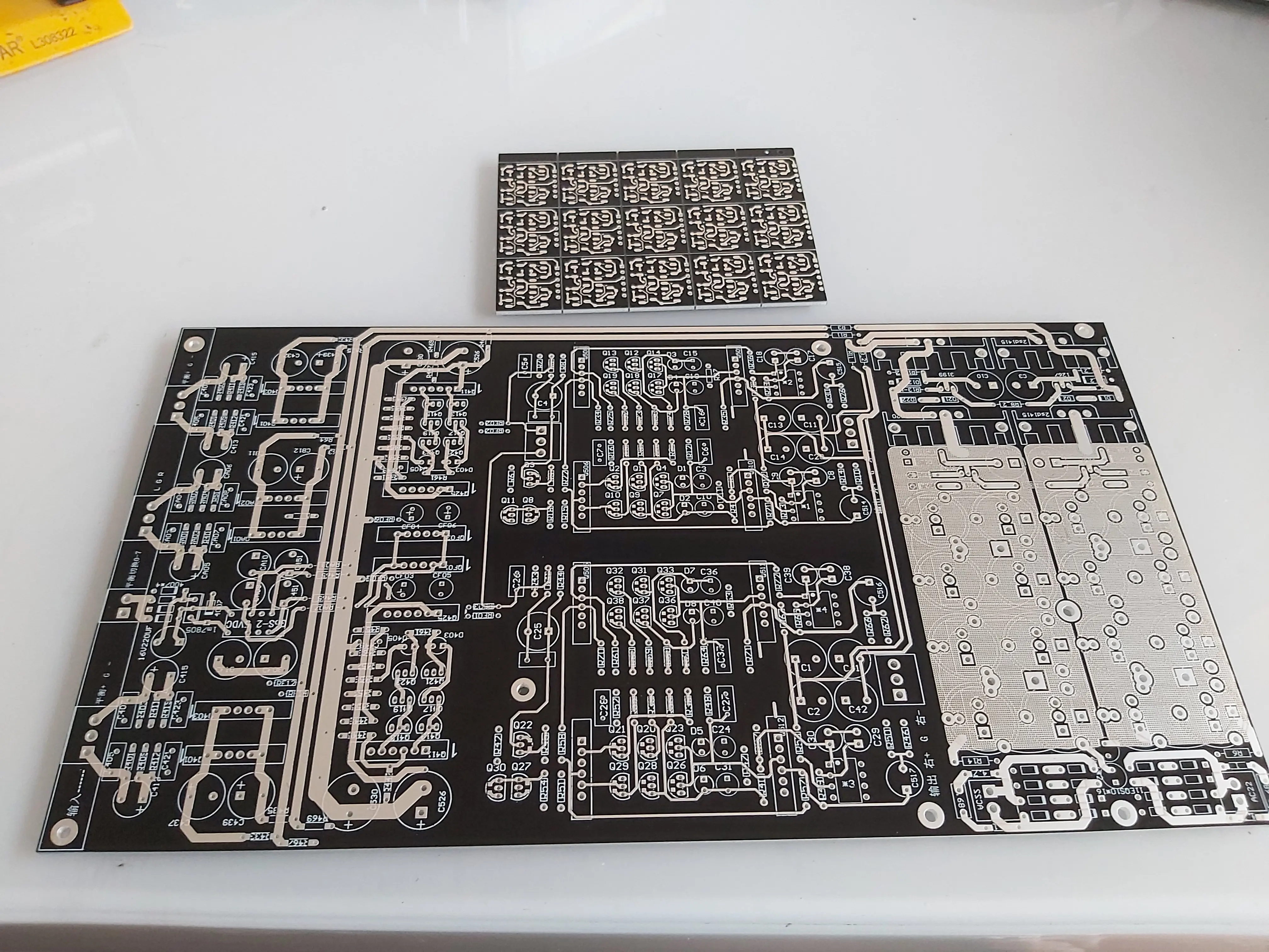 

latest arrival Marantz PM12 pcb empty board fever preamp full board silver plated ultimate fever（empty board）