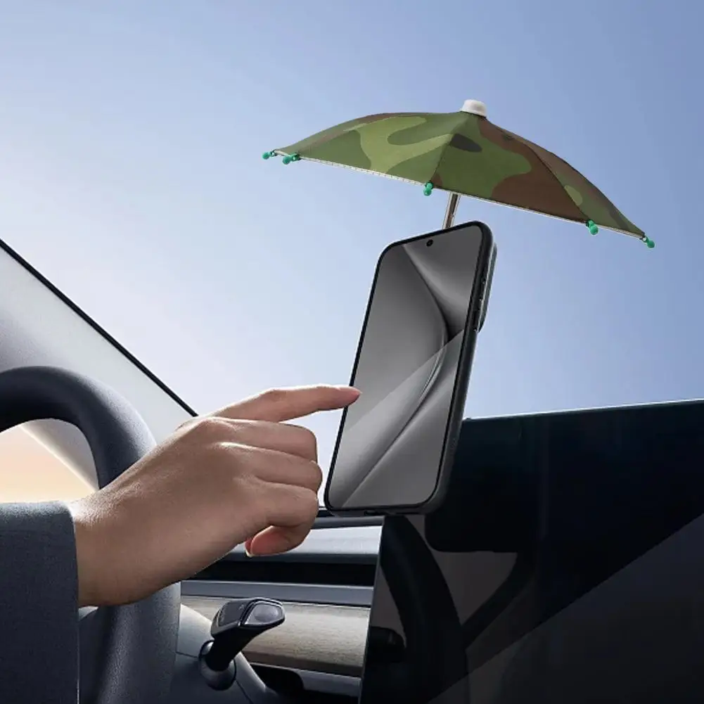 

Universal Mini Umbrella Stand Holder For Phone Outdoor Riding Waterproof Sunshade Mobile Phones Umbrella Bracket Holder