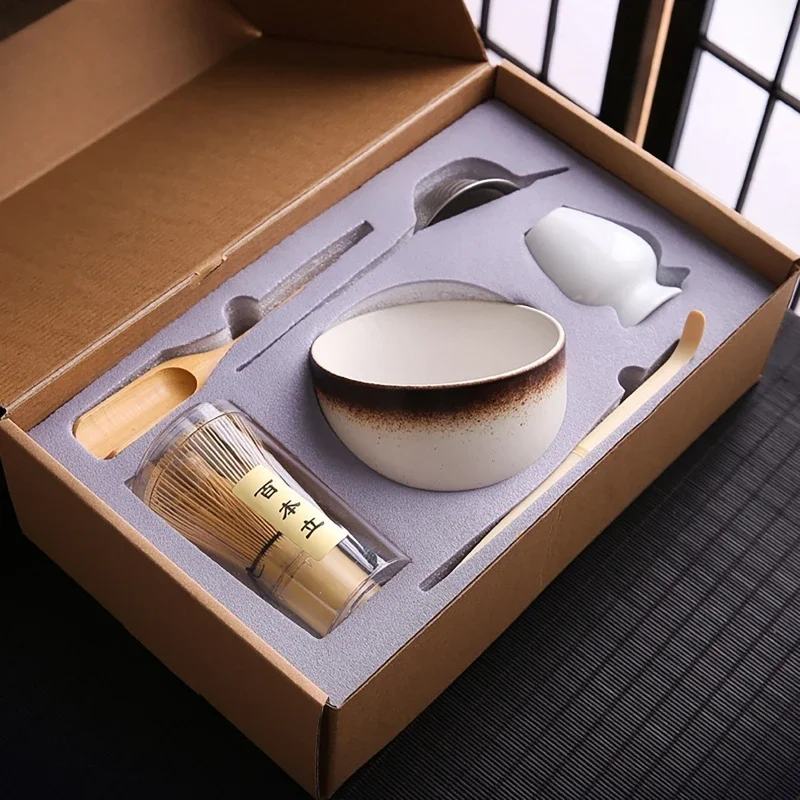 6 個抹茶ブレンダー竹泡立て器抹茶ブラシティースプーン窯ストレーナー日本飲料ショップ DIY 茶作り手作りツール