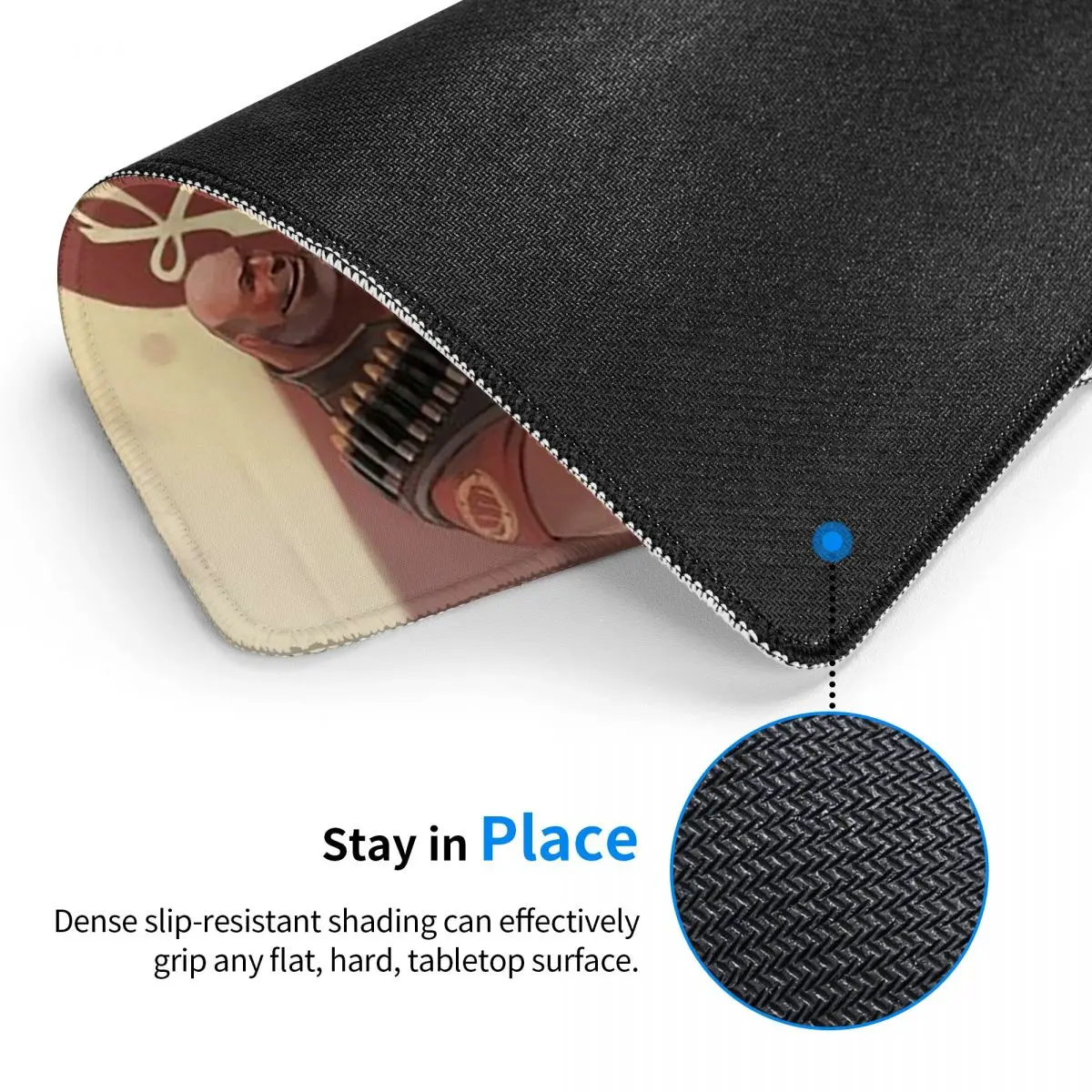 Team Fortress 2 Red Team Artwork Mouse Pad Computer Keyboard Mouse Mat Gamer PC Laptop Desk Mat Office Accessories Table Mats