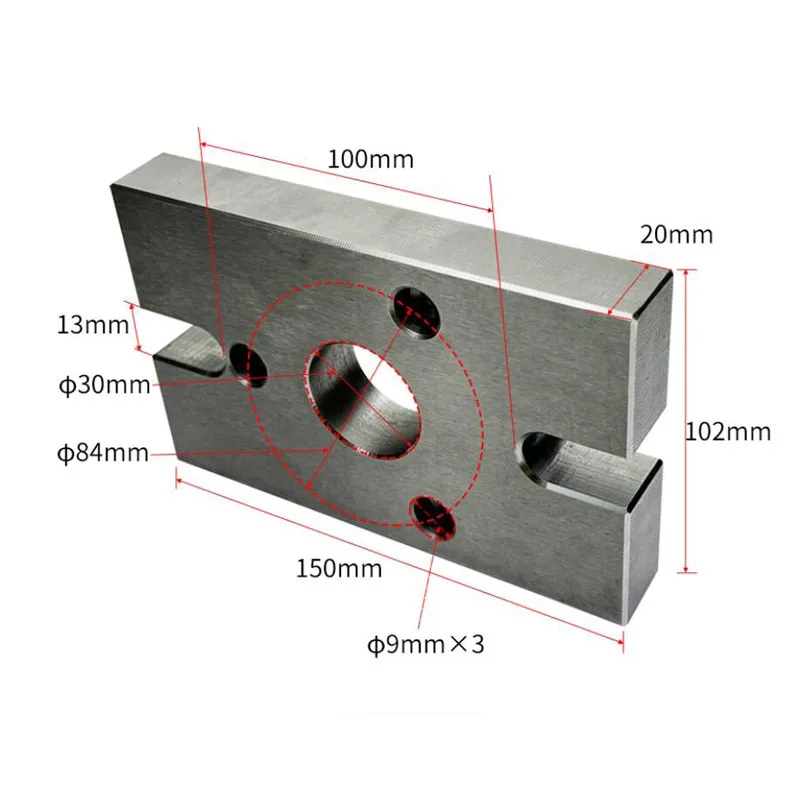 3‑Jaw Self‑Centering Vertical Chuck Clamping Fixture for Drilling Milling Machining Center Worktable