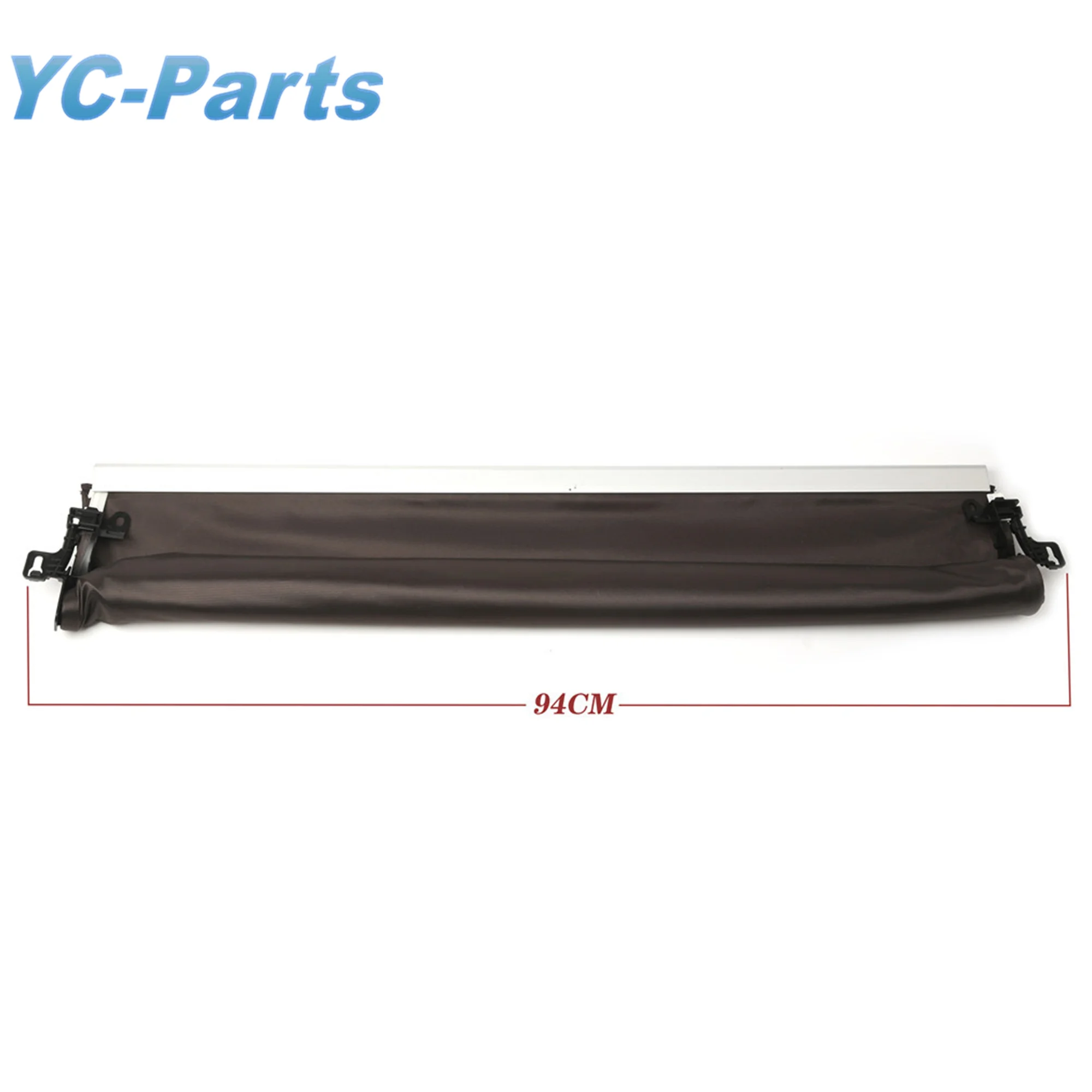 95856230702 Dark Brown Sunroof Roller Shutter Sunshade Curtain Blind Assembly 94cm for Porsche Cayenne 2011-2018