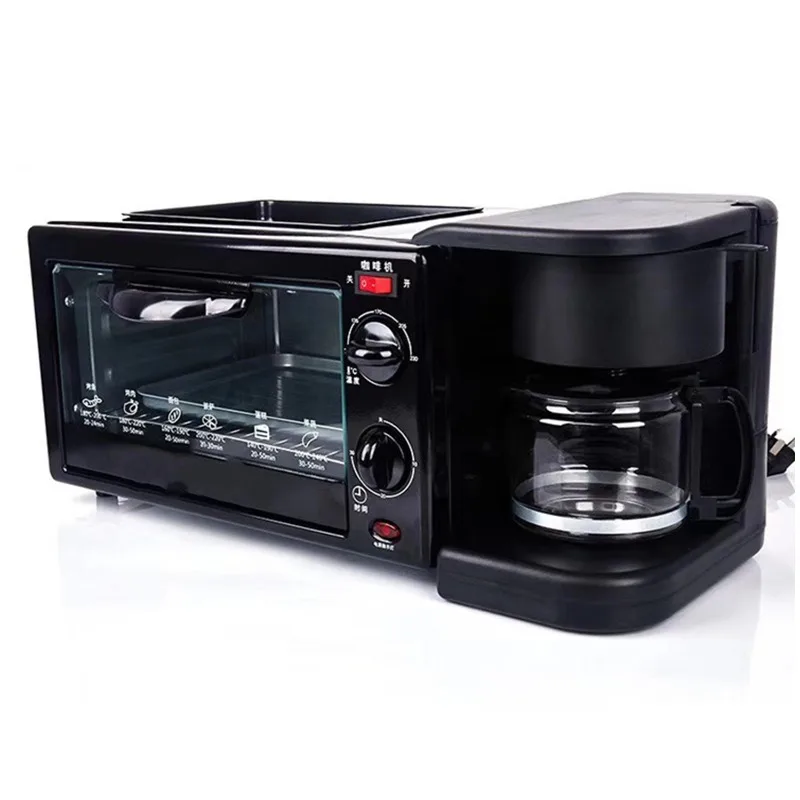 

9L large capacity electric multi-function 3-in-1 breakfast machine coffee machine built-in covered pizza oven