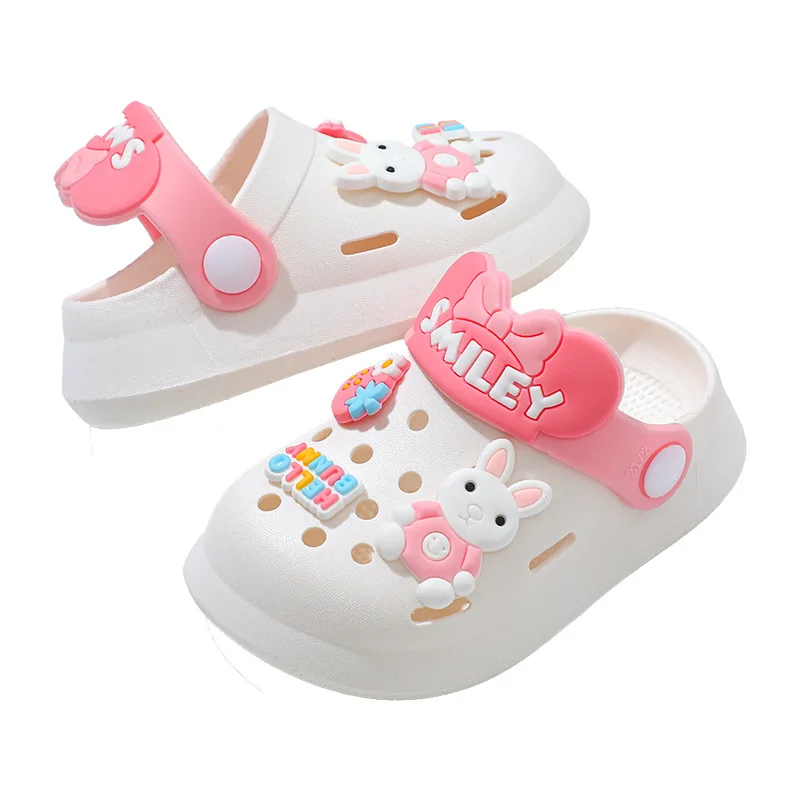 New Slippers Summer Cute Baby Soft Bottom Boys and Girls Lightweight Outdoor Non-Slip Beach Slippers