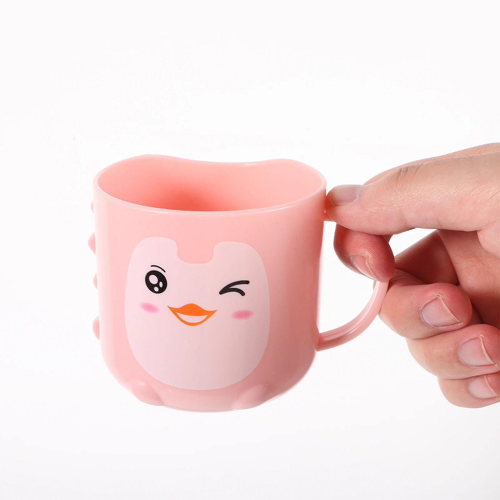 

4 pcs Cartoon Toothbrush Cups Household Mouthwash Anti-Aging Water Cups Nonslip Bathroom Wash Mugs Large Capacity s