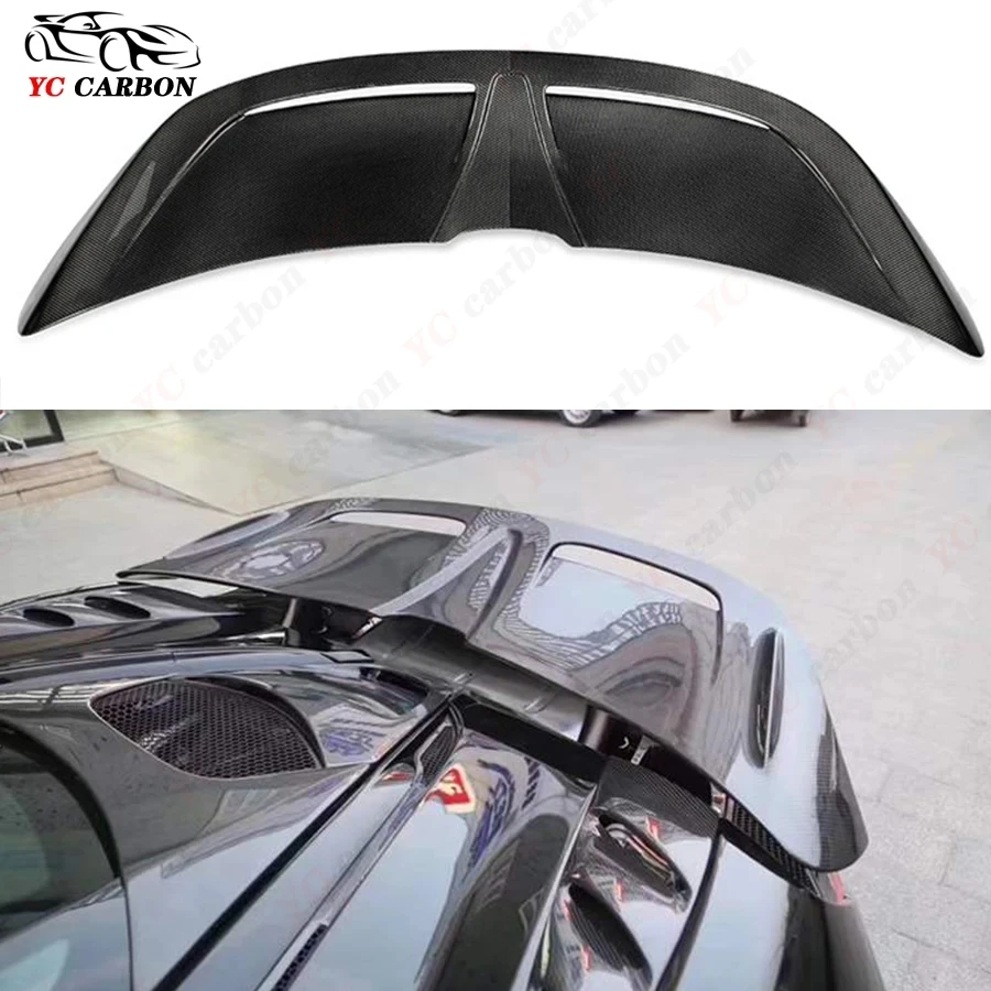 

For Mclaren 720S Carbon Fiber Rear Spoiler Rear Wing Lip Tail Trunk SpoilersTail fins Body Kit