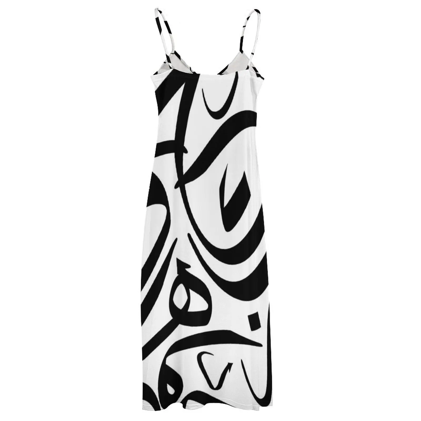 Robe africaine longue à motif de calligraphie arabe pour femmes, t-shirts en fibre, robes d'été pour femmes