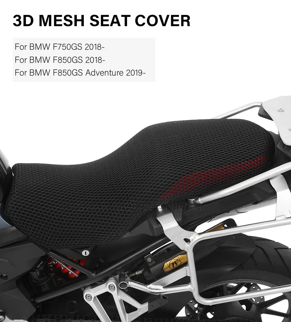 

Для BMW F 750 GS F850GS F750GS F 850 GS Adventure 2019- нейлоновая подушка сиденья мотоцикла 3D сетчатый охлаждающий чехол на сиденье