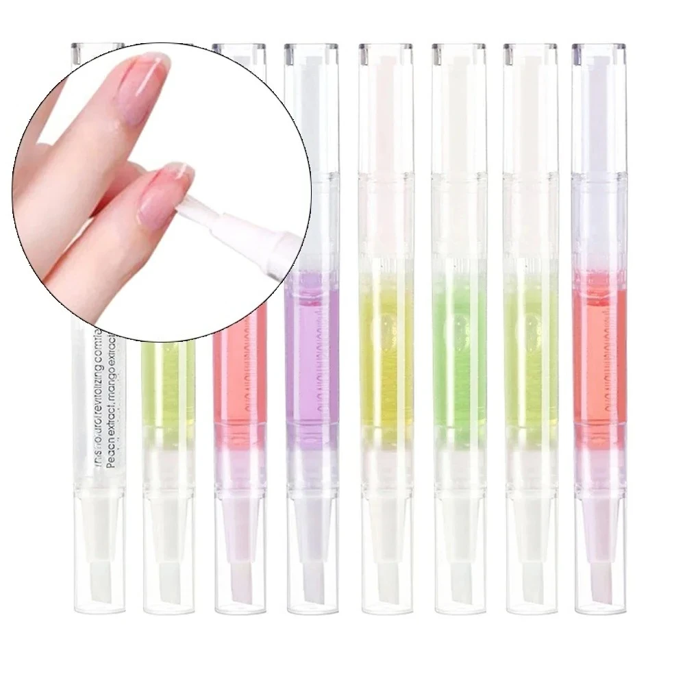 Huile nutritionnelle pour ongles, huile pour cuticules, nutritif séché et hydratant, soin des ongles, réparation, liquide endommagé, outil de conception pour Nail Art, 6 pièces