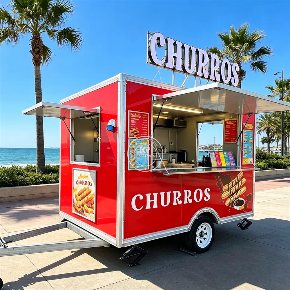 

Mobile Pizza Truck Hot Dog Snack Trailer Catering Truck Customized Concession Food Trailer Fast Food Truck Fully Equipped