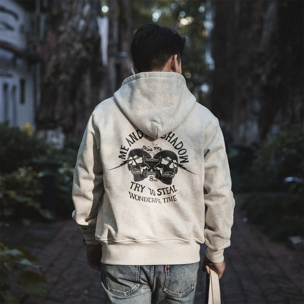 

Red Tornado 650g Heavyweight Zip Up Hoodie Relaxed Fit Men's Casual Hooded Sweatshirt Amekaji