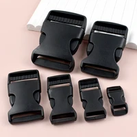 10-50mm Black Release Buckle 10-50Pcs Plastic Adjustable Belt Buckles for Backpack Straps Luggage Webbing Closure Insert Clasp 5