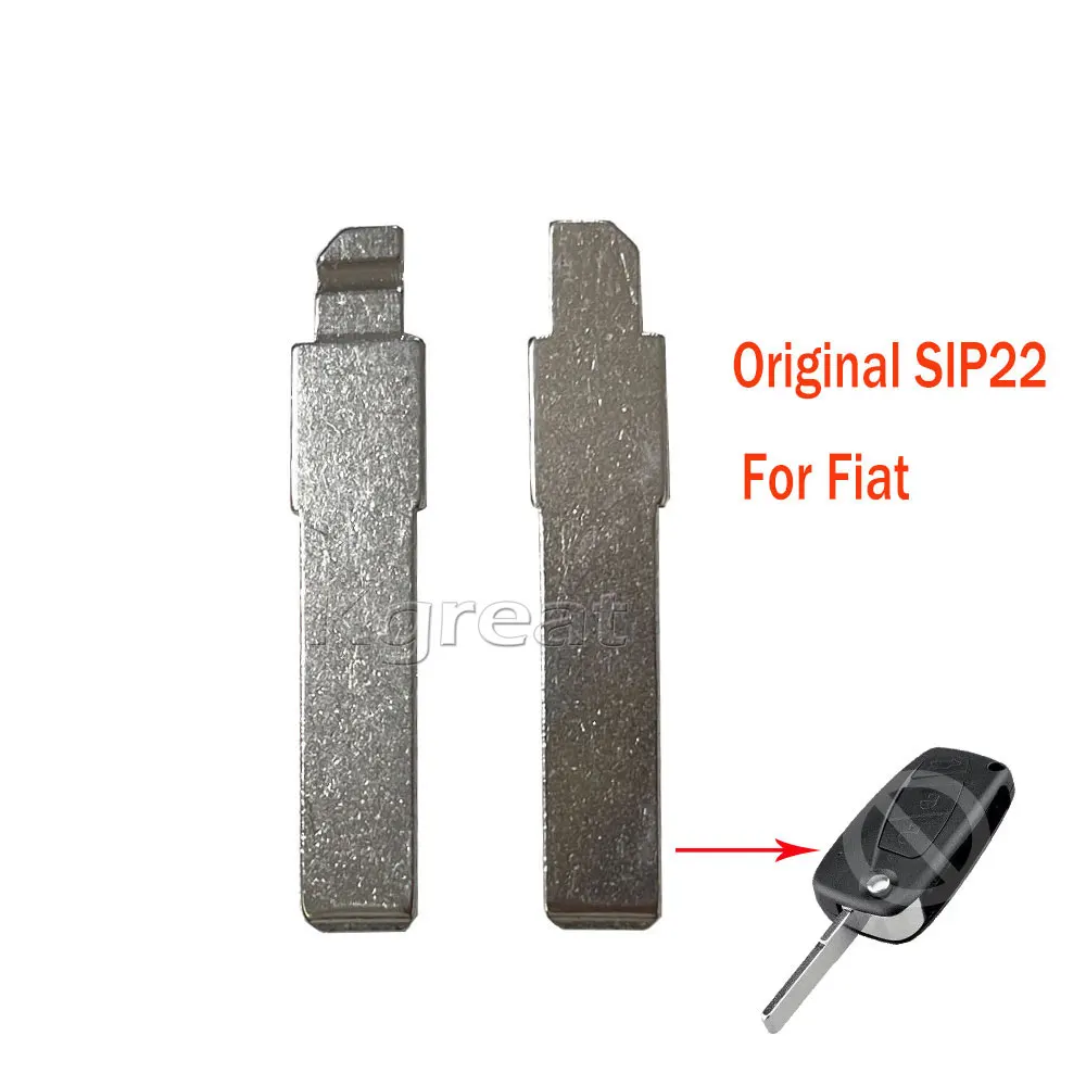 10pcs/lot Original SIP22 Metal Uncut Blank SIP22 Car Key Blade for