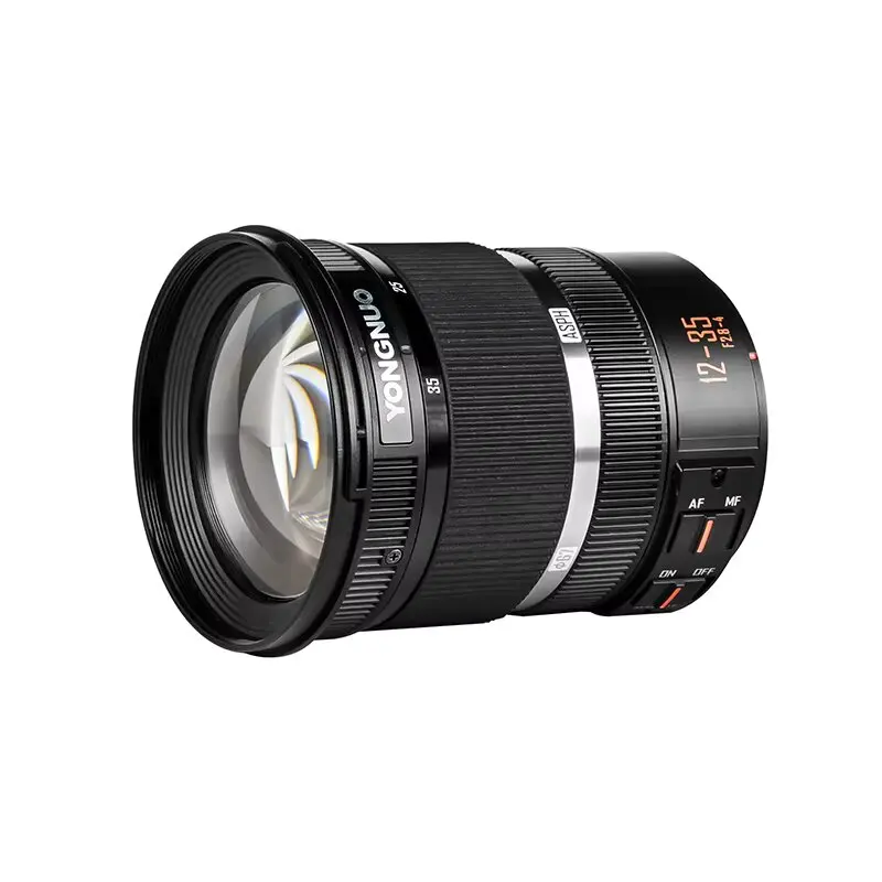 Yongnuo YN12-35mm F2.8-4 M4/3 DSM AF عدسة الكاميرا التكبير الداخلي عن قرب لبانا سونيك أوليمبوس Blackmagic M4/3 جبل G95 GF9 GX9