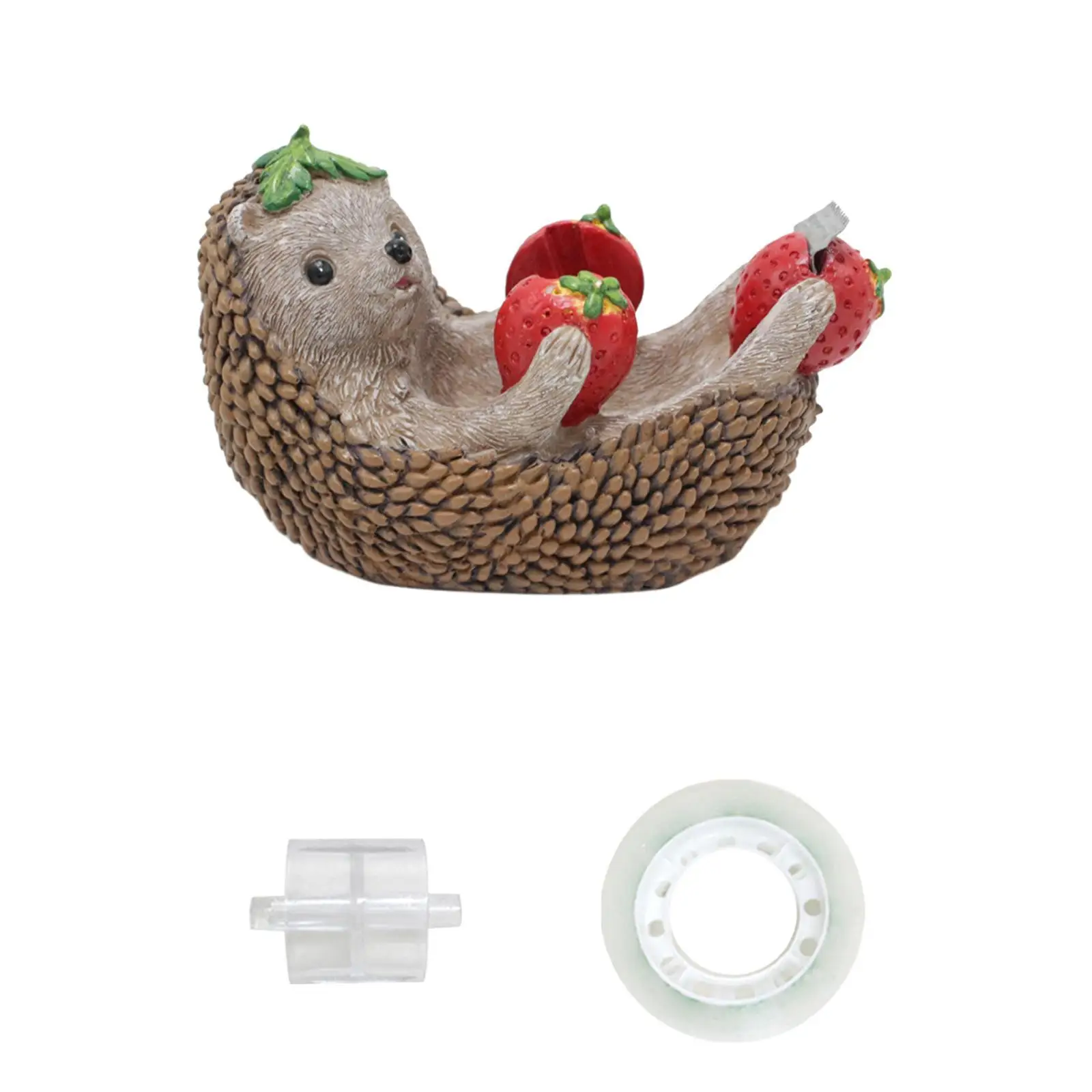 

Диспенсер для ленты с ежиком, маленький диспенсер для ленты, настольный держатель для ленты для офиса