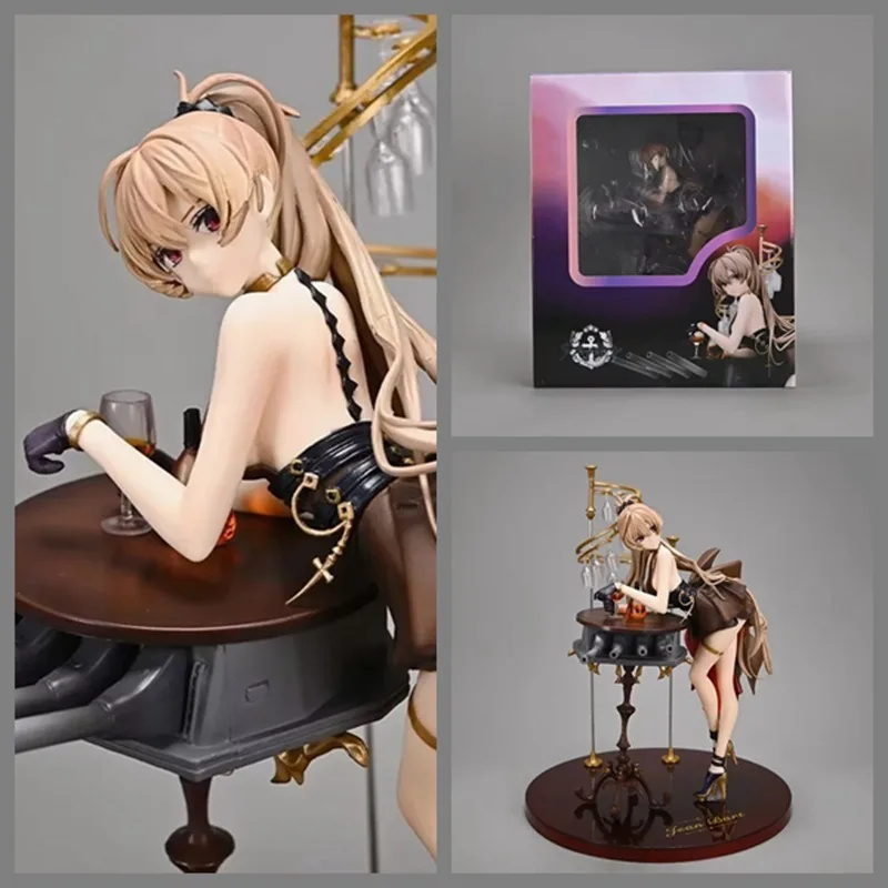 26CM Azur Lane‌ MNF Jean Bart Dress Standing Boxed Model Figures  A Two-dimensional Beautiful Girl Anime and Game Peripherals