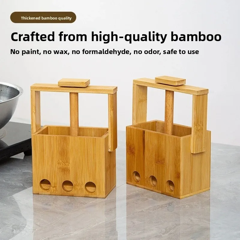 Yjq wooden croquettes kitchen gadgets manual pressing non-dirty hands fish ball meatball tools