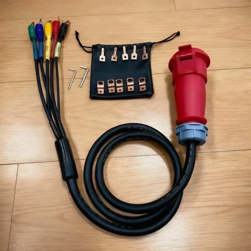 32A power conversion cable, quick connector, wiring artifact, power distribution cabinet straight-through box adapter power cord