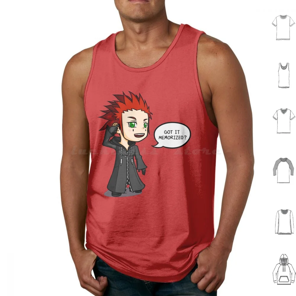 Got It Memorized Tank Tops Vest Sleeveless Kingdom Hearts Axel Got It Memorized Lea