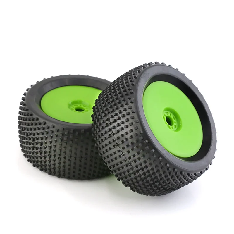 BEDW-4Pcs 140mm 1/8 RCレーシングカーオフロードバギータイヤ 17mmホイールヘックス ARRMA Traxxas Redcat Team Losi Kyosho HPI HSP用