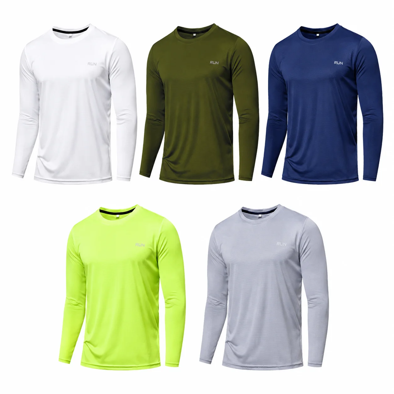 Men's UPF 50+ Rash Guard Shirt Long Sleeve UV Protection Swim Shirt Quick Dry SPF Water Sports Top Fishing Hiking Outdoor