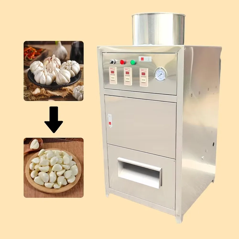 Garlic Peeling Machine Commercial Automatic Garlic Peeler Processor for Restaurant Kitchen Use, Efficient Food
