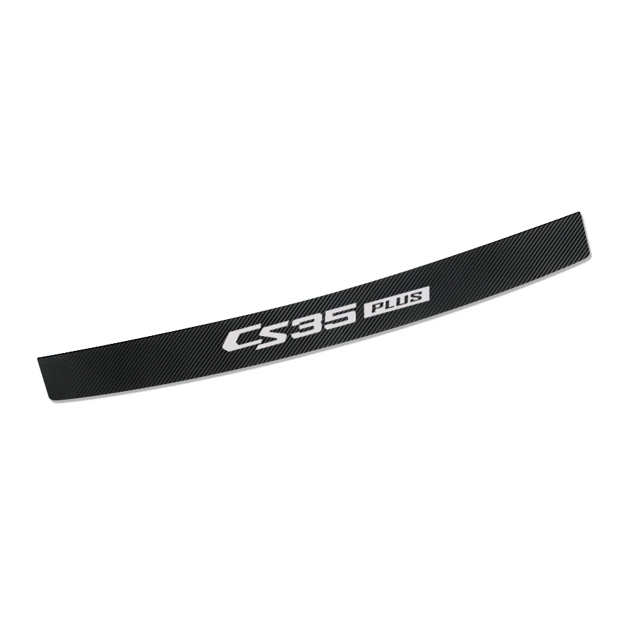 For Changan CS35 CS55 CS75 CS85 CS95 PLUS UNIT ALSVIN Car Rear Bumper Load Protector Stickers Protector Carbon Fiber Decals