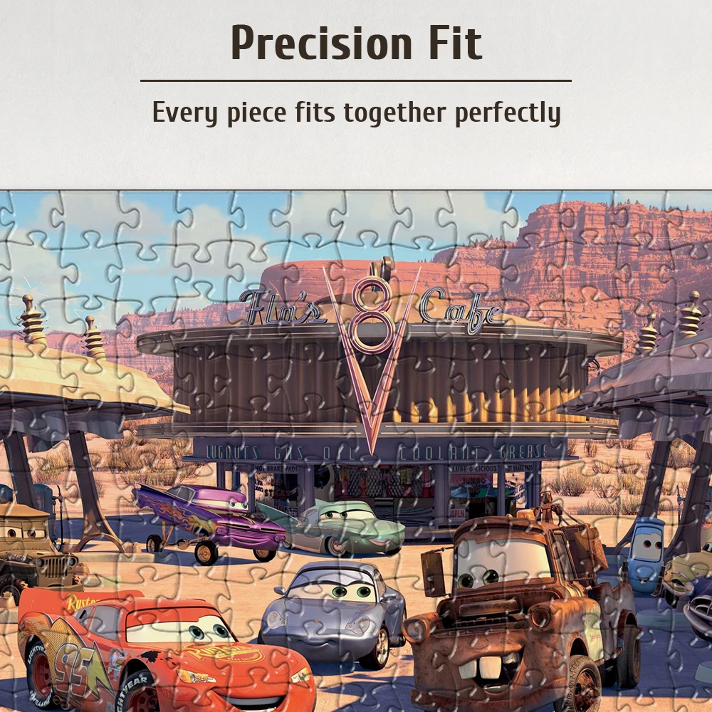 ディズニー車ジグソーパズル 108/200/300/500/1000 ピース木製フロアパズル高品質ギフト楽しいパーティーゲーム