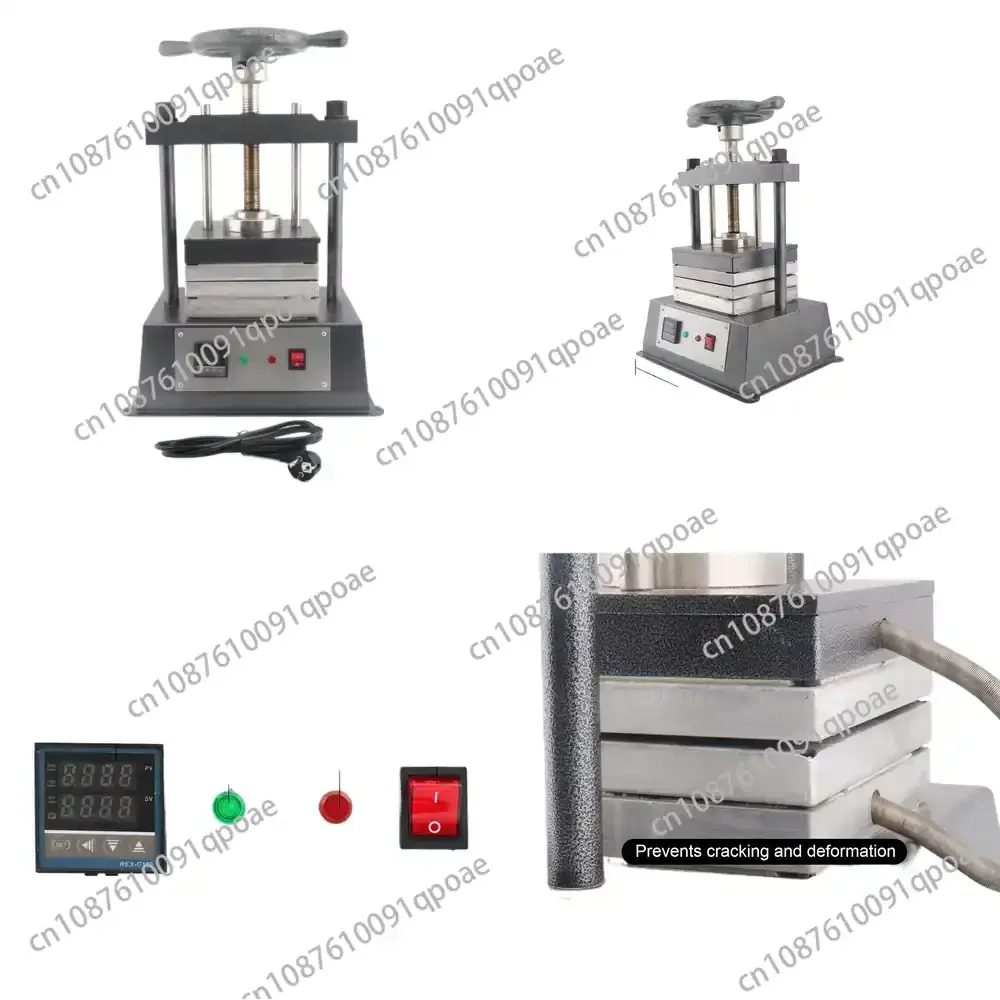 Auble 220V 0-200 Hydraulic Press Vulcanizer Machine for Jewelry Making Rubber Mold Digital Control CN for jewelry making
