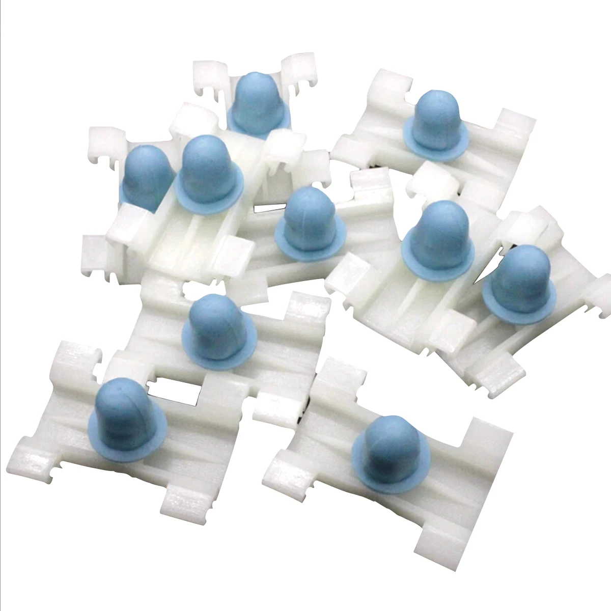 10/100x OEM Door Fender Moulding Clip Retainer W/ Rubber Boot 51138166675 For BMW E38 E39 51-13-8-166-675 All Model 1995-03