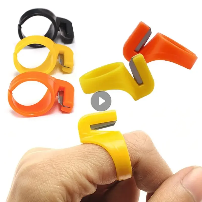 【セール中】指刃針クラフトプラスチック指ぬき縫製リング糸カッターライン切断ナイフ DIY 家庭用ミシンアクセサリー