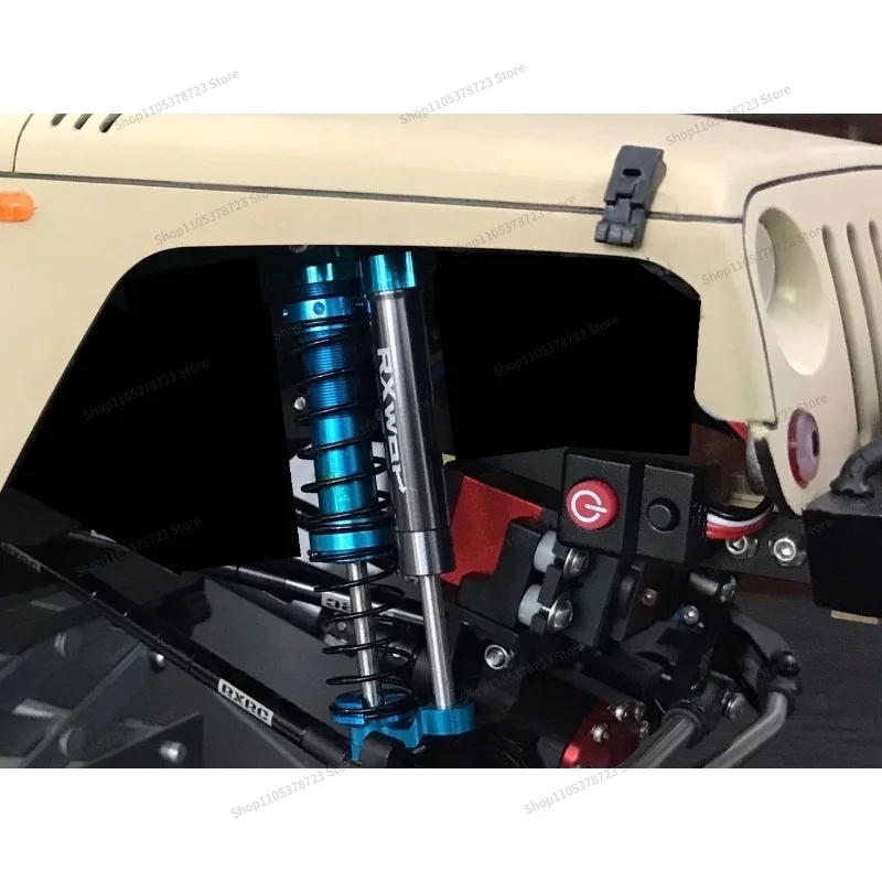 TRX4 Shock Absorber SCX10 T6 KM Red Cat MST Easy-to-control Shock Absorber RX Gemini Negative Pressure Shock Absorber, Four Pcs
