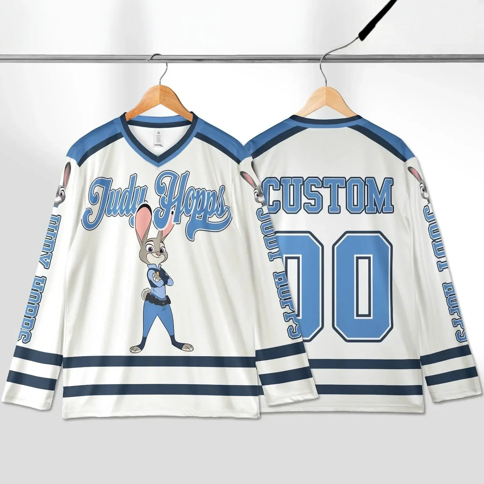 ديزني توي ستوري ليتل جرين الأجانب وريكس هوكي الجليد جيرسي ثلاثية الأبعاد الرجال طويلة الأكمام البلوز موضة فريق الرياضة الهوكي جيرسي #5