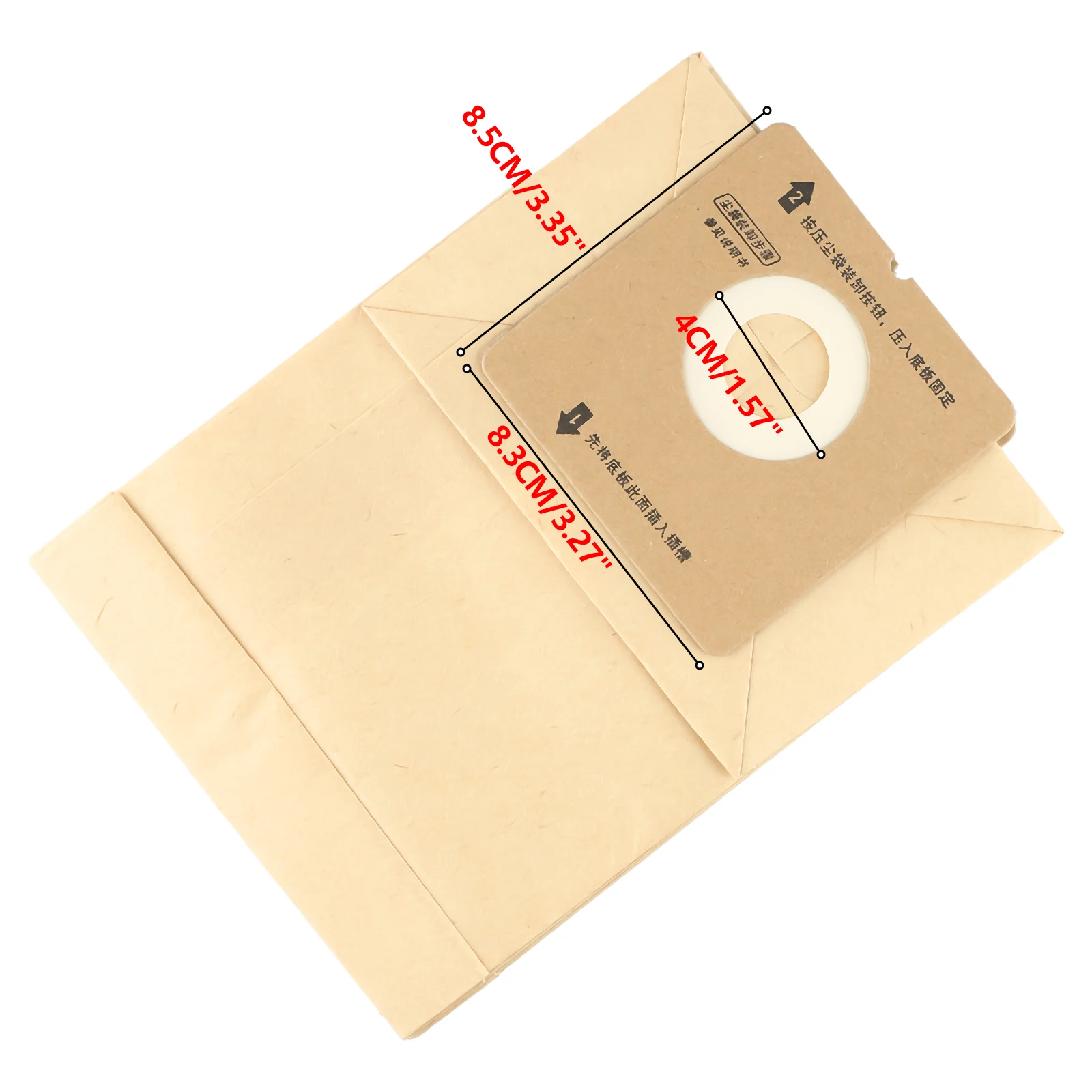 6pcs Vacuum Cleaner Dust Bags For ZR0049/ZR0007 Vacuum Cleaner Spare Replacement Dust Bags Home Cleaning Sweeper Parts