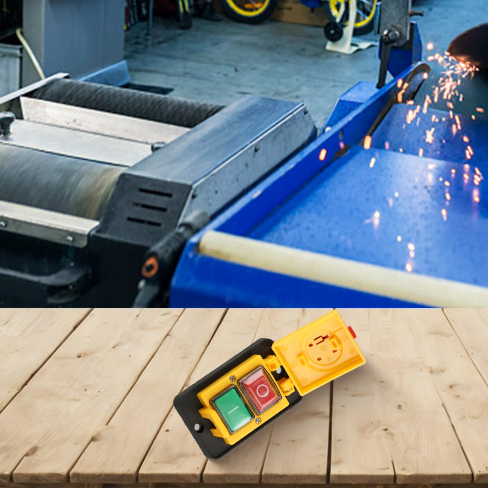 

7-контактный переключатель, водонепроницаемый переключатель, простая установка, высококачественные материалы для промышленных электроинструментов, кнопка промышленной машины