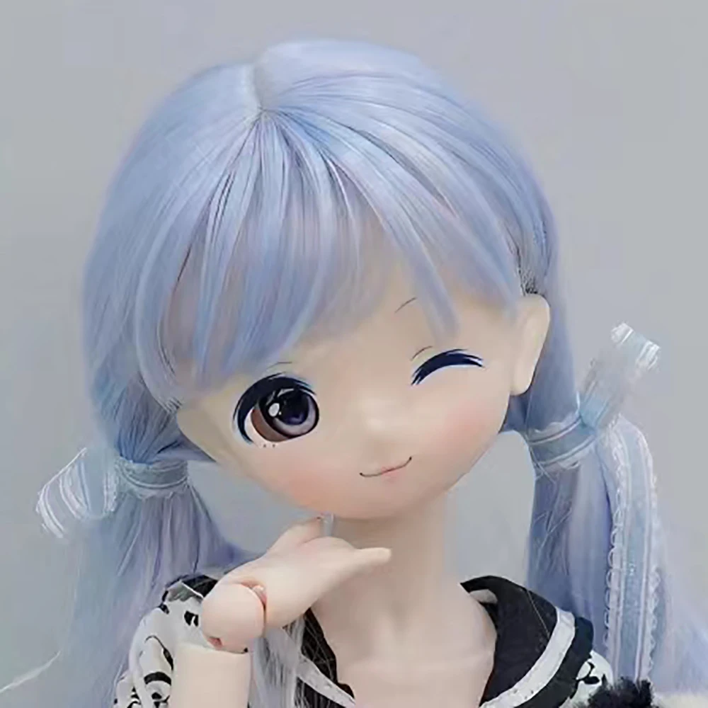 

New Anime Head 1/4 BJD Doll Head No Makeup Resin Material Doll Head Smile DIY Doll Accessories No Makeup Doll Head Gift