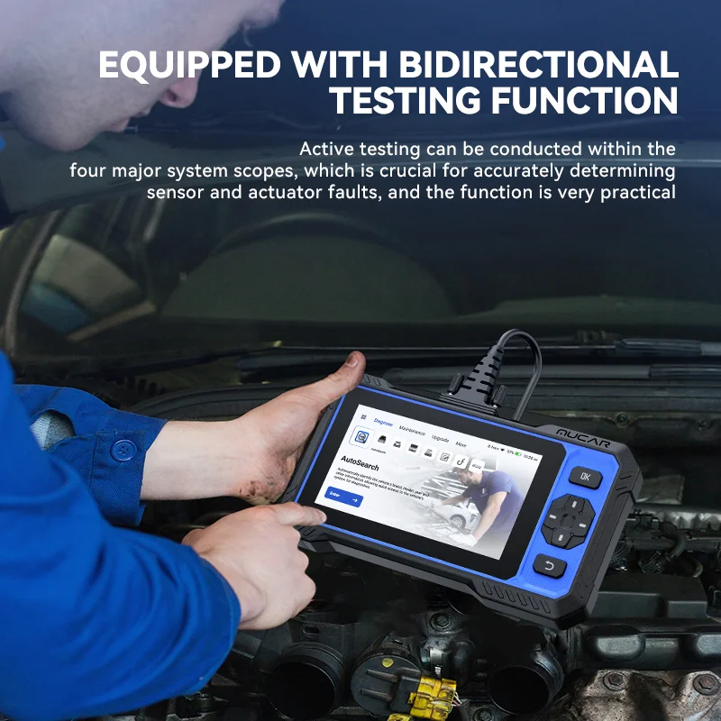 MUCAR 632 Professional Automotive Diagnostic Tool with AI Smart Diagnosis 4 System ECM+TCM+ABS+SRS Lifetime Free Update Scanner view 5
