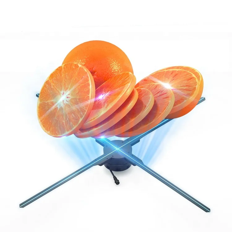 100cm Diameter Holo Fan LED Lifespan 20000 Hours High Resolution Hologram Display