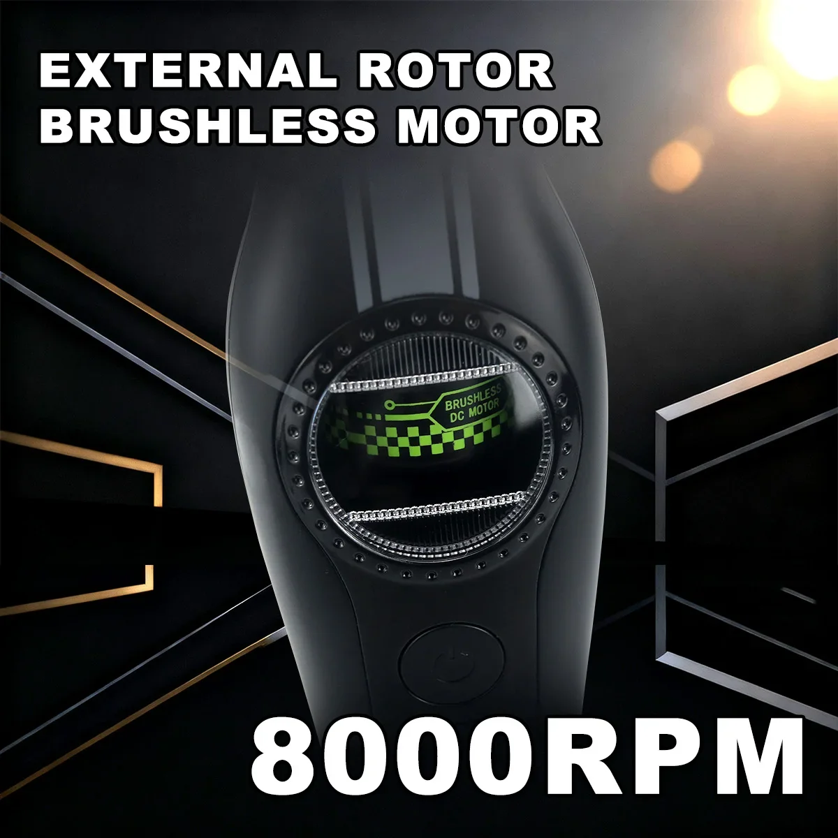 JUCAI MINICANDY F2 recortador profesional para hombres DLC Zero Gapped Rotor externo Motor sin escobillas pantalla LED máquina de acabado