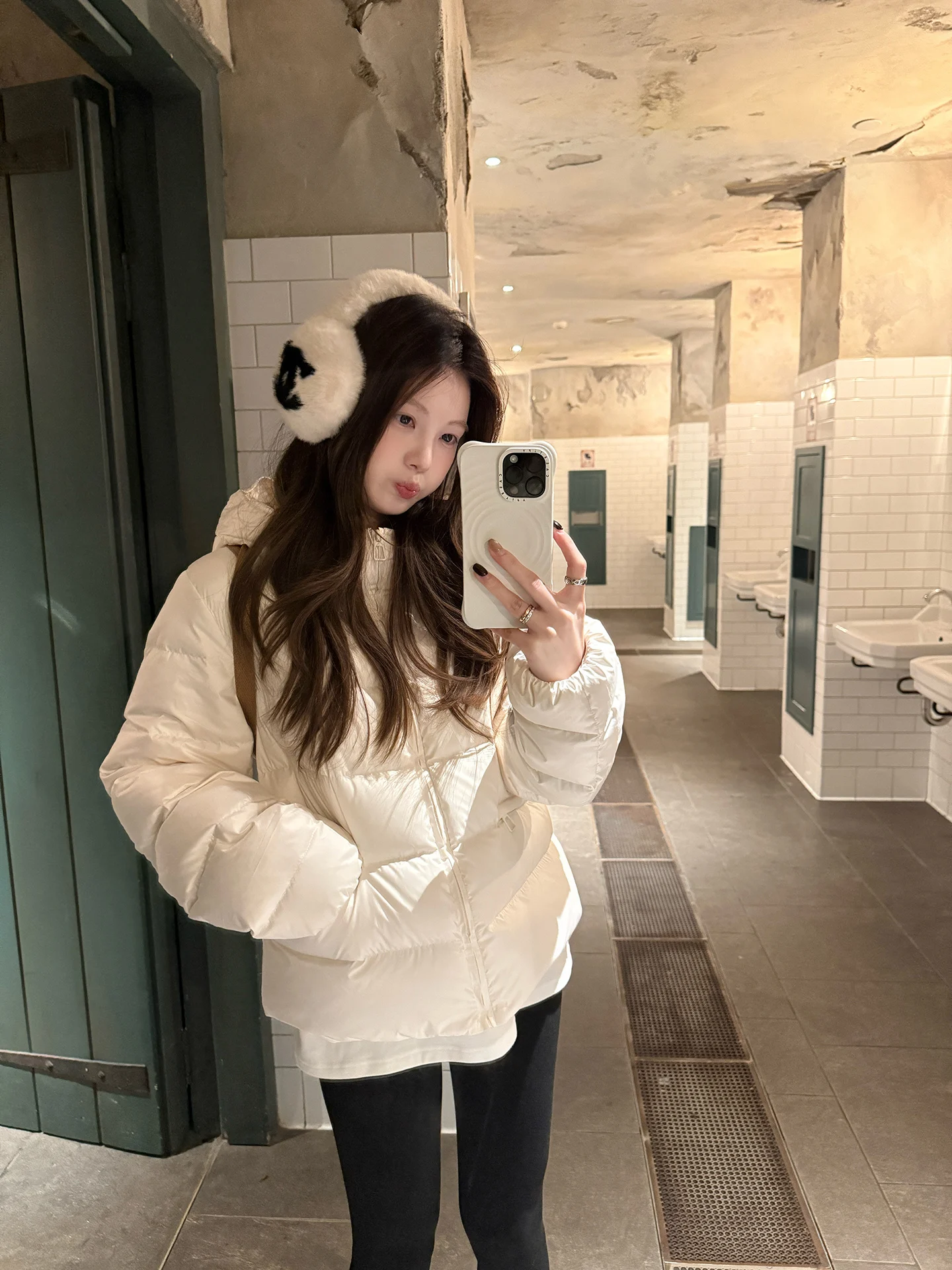 

Легкий пуховик с капюшоном Jaet 90% White Du Feather Filling Утягивающий дизайн талии Зима Новый Sle Cleanfit Sle