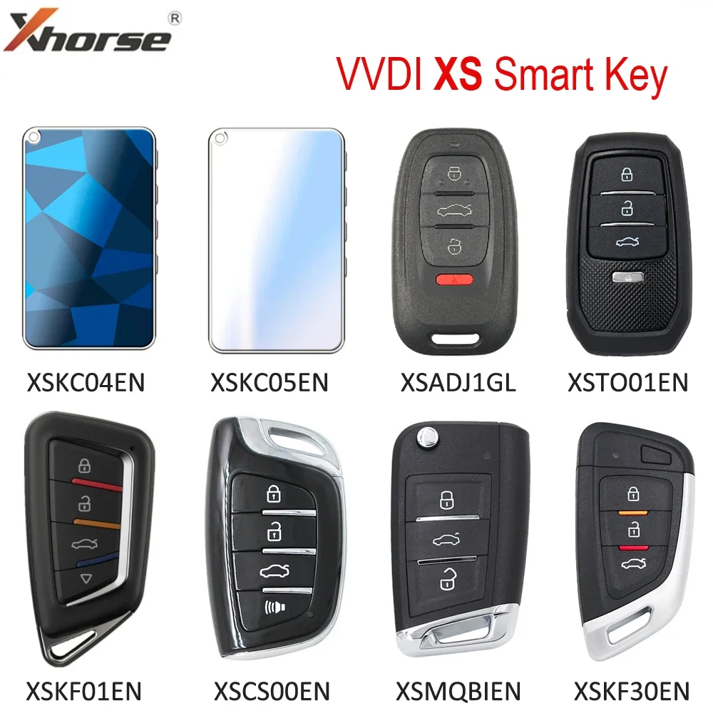 

VVDI2/VVDI Universal Smart Key with Proximity Function XSKF01EN XSMQB1EN XSCS00EN XSTO01EN XSKC04EN XSKC05EN XSKF30EN Keyless Go